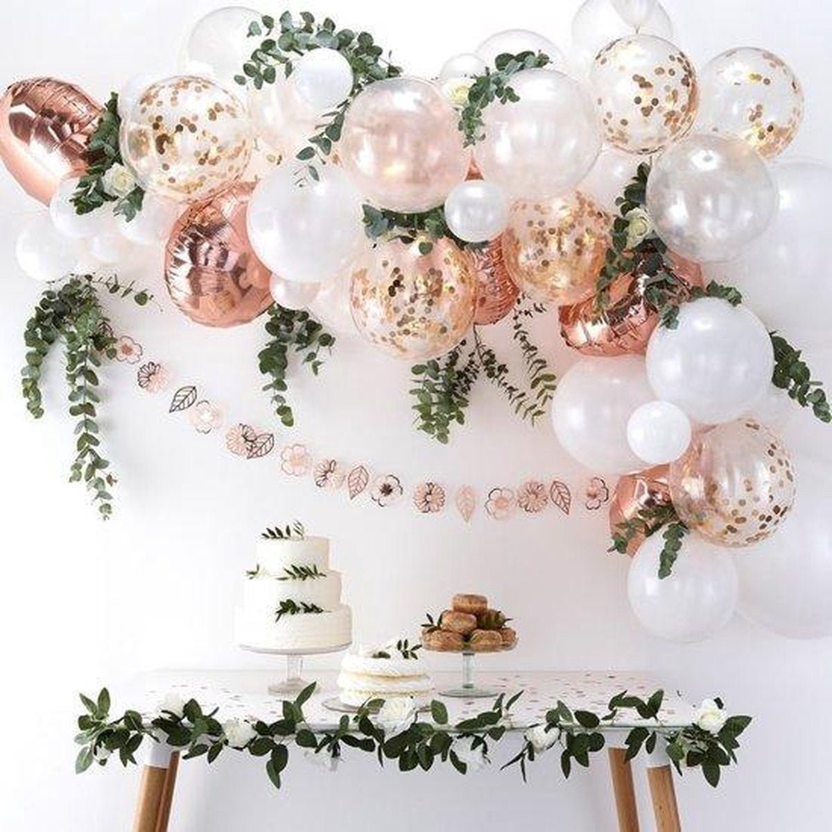 30 FT White Pearl Garland Wedding Party Supplies