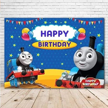 An official Thomas Tank Engine birthday card from Pink & Greene.