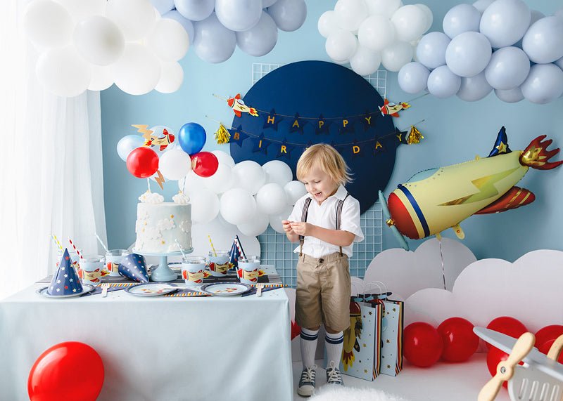 Airplane Balloon Cake Topper Kit - Ellie's Party Supply