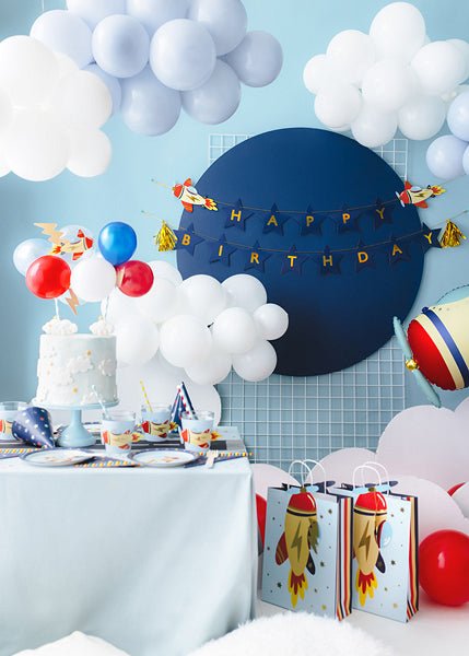 Airplane Balloon Cake Topper Kit - Ellie's Party Supply