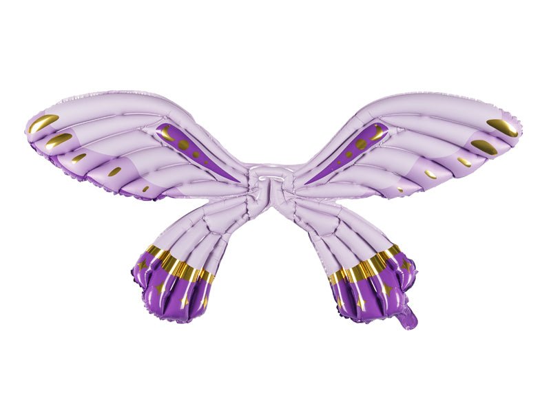 Butterfly Wings Foil Balloon - Matte Purple Wearable Accessory | 40x20 Inches - Ellie's Party Supply