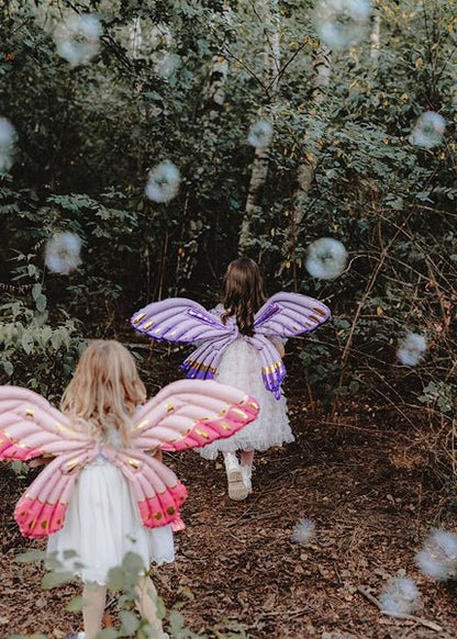 Butterfly Wings Foil Balloon - Matte Purple Wearable Accessory | 40x20 Inches - Ellie's Party Supply