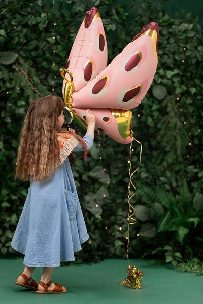 Colorful Butterfly Foil Balloon - Garden Party Centerpiece | 43x30 Inches - Ellie's Party Supply