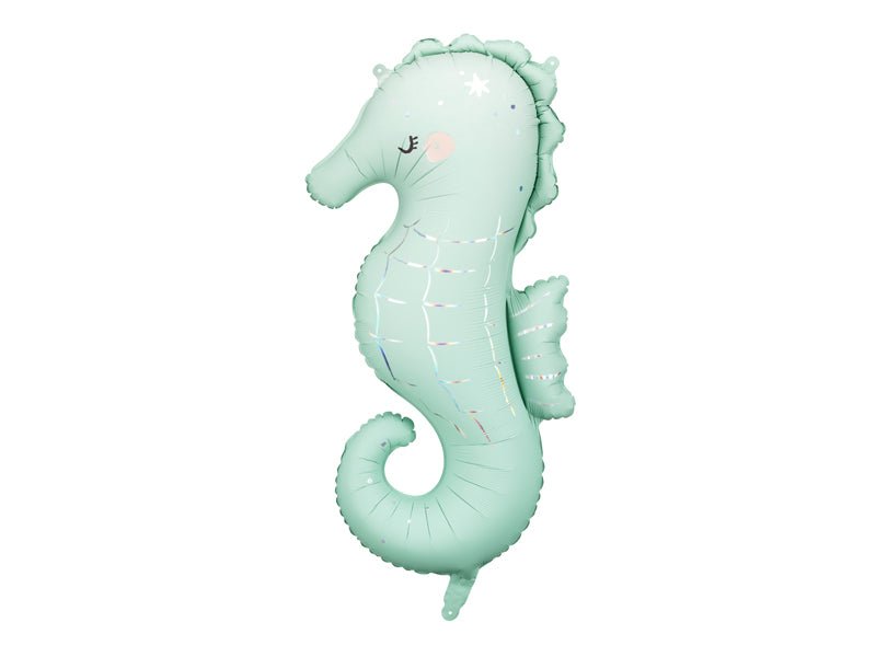 Colorful Seahorse Foil Balloon - Mermaid Party Centerpiece | 18.5x38.6 Inches - Ellie's Party Supply