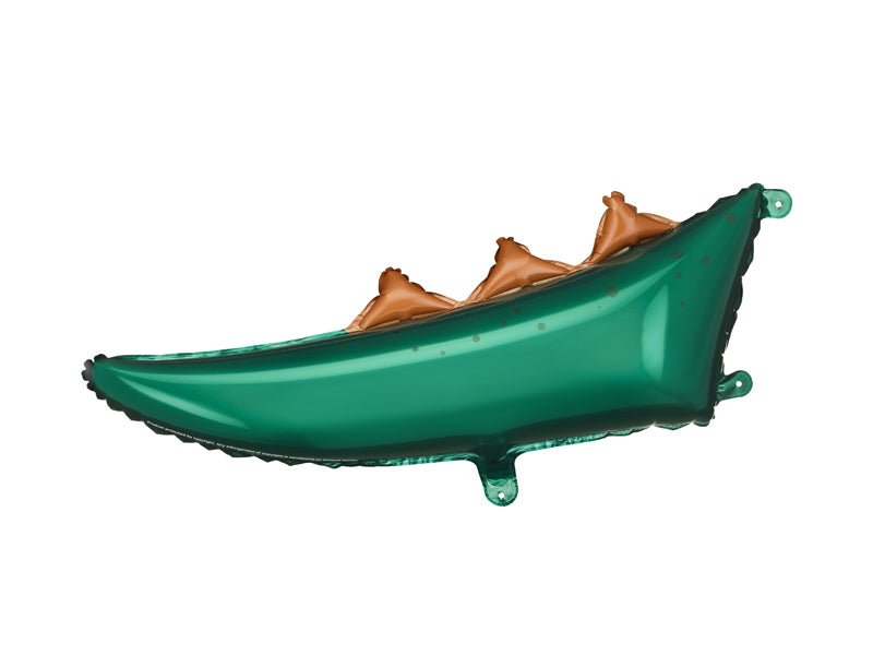 Dinosaur Tail Foil Balloon - Green and Brown Mix | 29x10 Inches | Air Inflation - Ellie's Party Supply