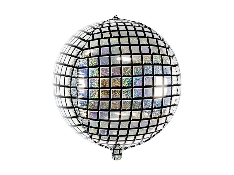 Foil Disco Ball Balloon - Holographic Finish | 16 Inches Party Decoration - Ellie's Party Supply