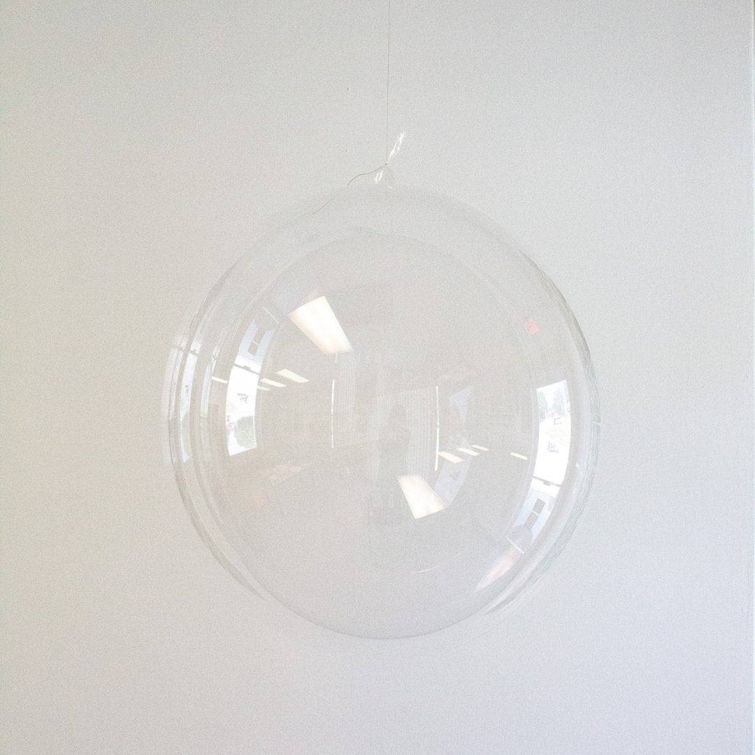 Giant Round Clear Bobo Balloon (24 Inch) - Ellie's Party Supply