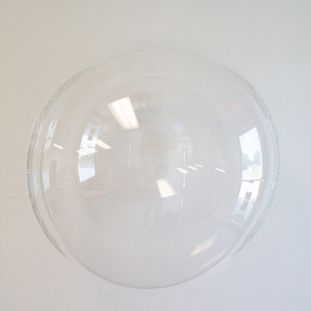 Giant Round Clear Bobo Balloon (24 Inch) - Ellie's Party Supply