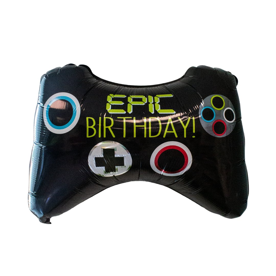 Giant Video Game Controller Epic Birthday Foil Balloon (18 Inches) - Ellie's Party Supply