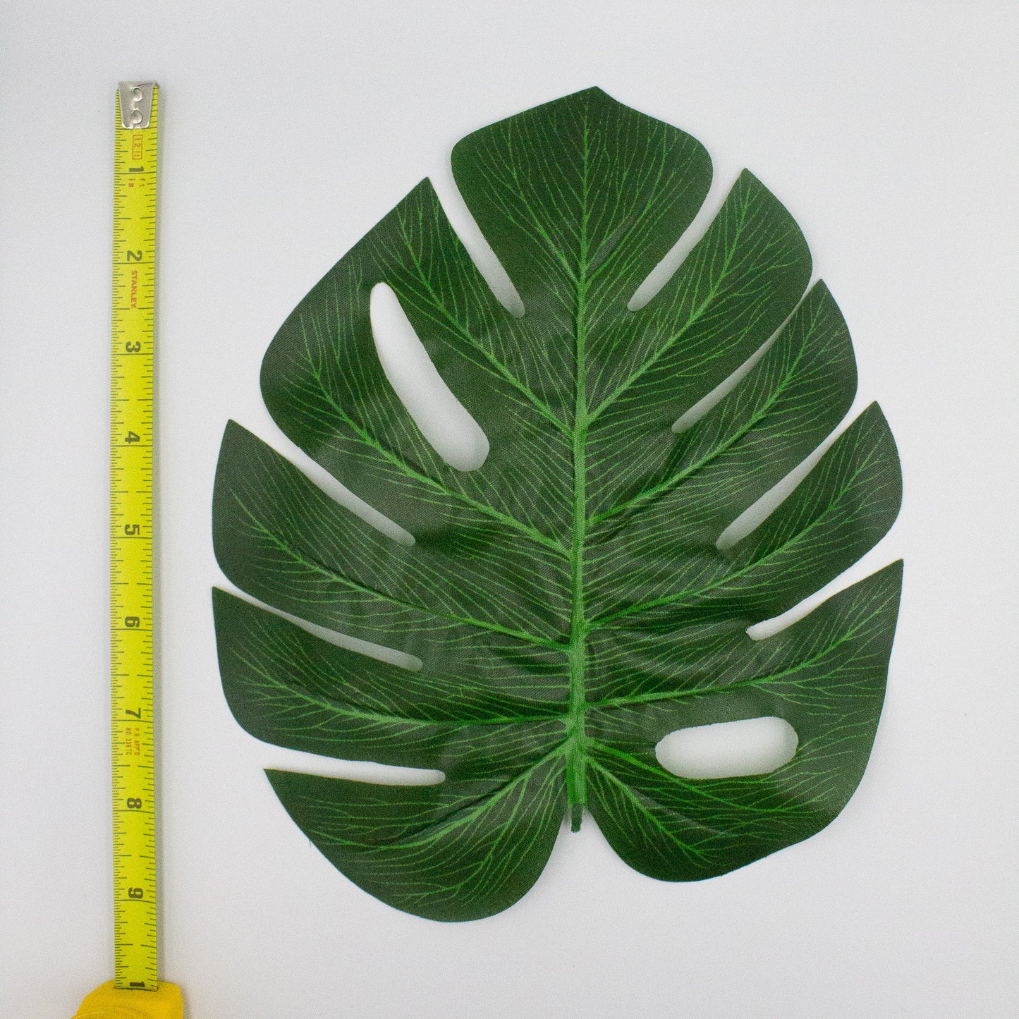 Green Monstera Tropical Leaves (12 - Pack) - Ellie's Party Supply