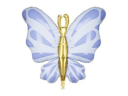 Mint OR Blue Butterfly Foil Balloon - Self - Sealing Party Decor | 27.2x27.2 Inches - Ellie's Party Supply