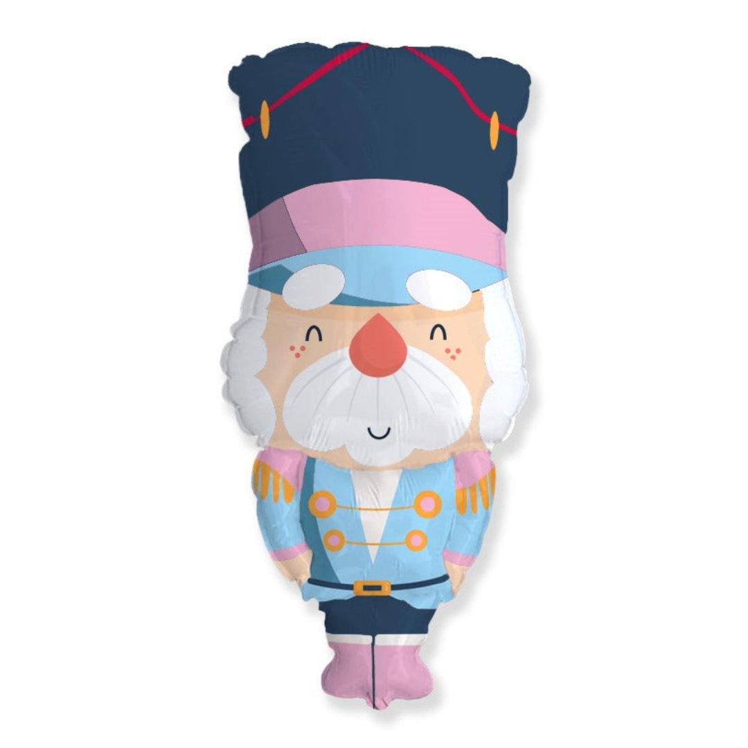 Pastel Nutcracker Foil Balloon - Holiday Party Decor (34 Inches) - Ellie's Party Supply