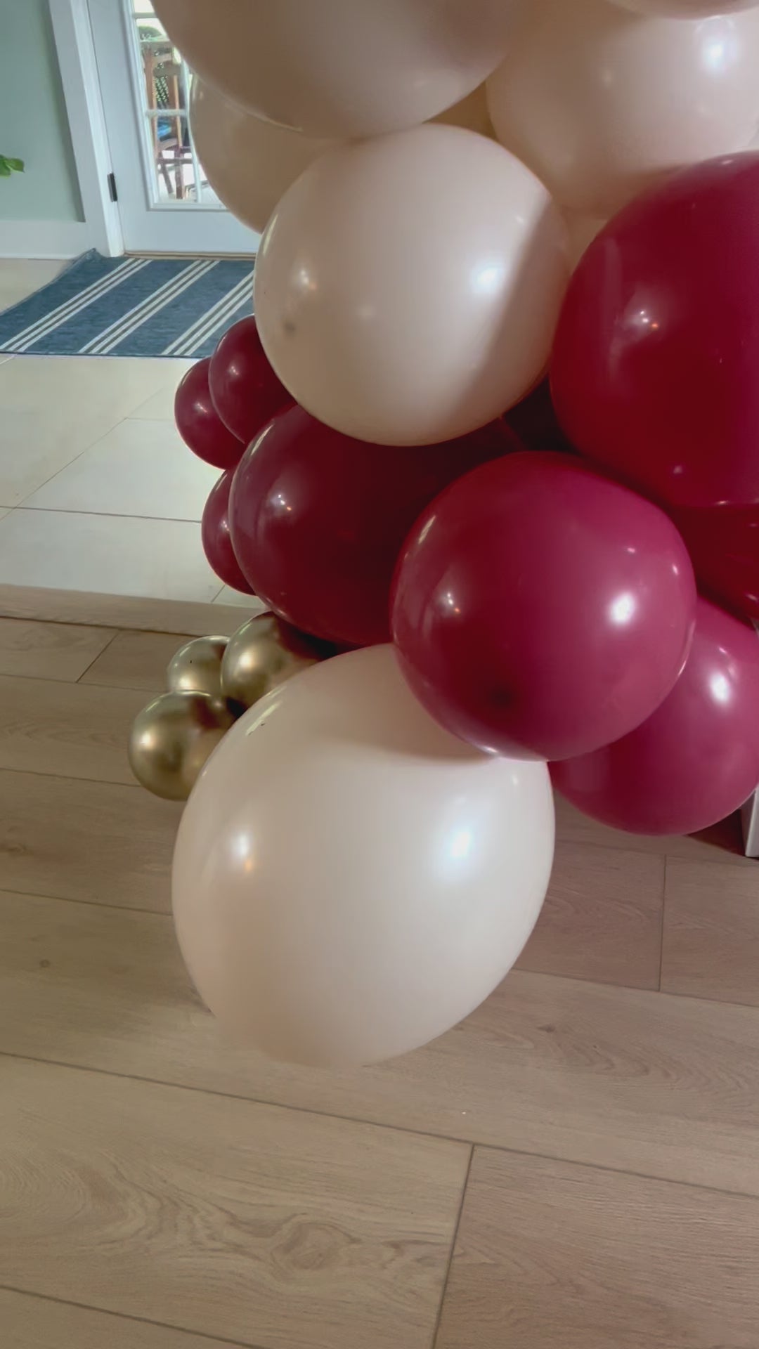 Load video: Merlot &amp; Mingle Balloon Arch