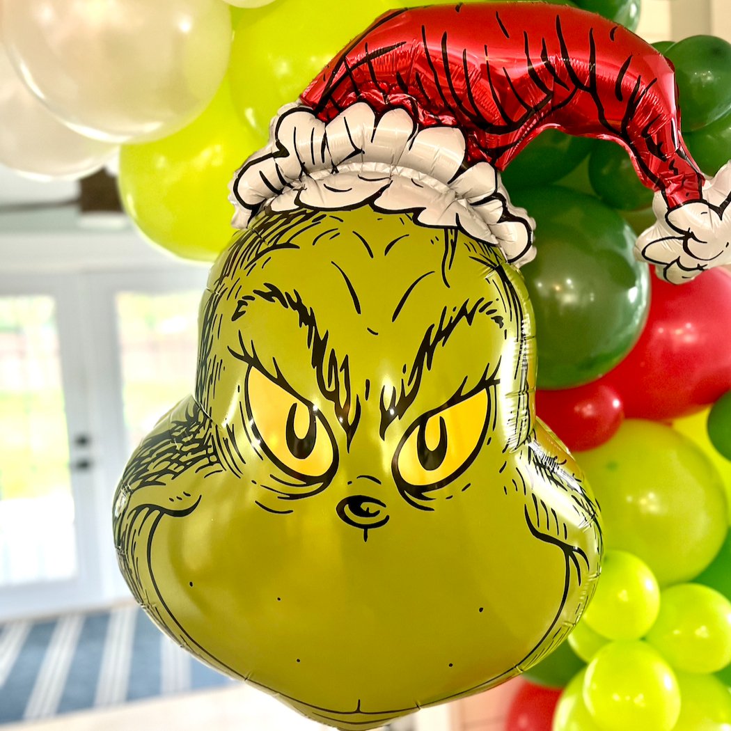 The Grinch Christmas Balloon Arch Kit - Balloon Garland Kit - Ellie's Party Supply