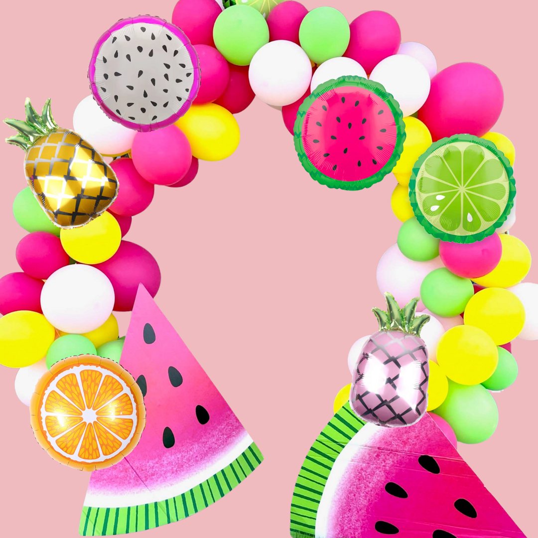 Tropical Dragon Fruit Mylar Foil Balloon (18 Inches) - Ellie's Party Supply