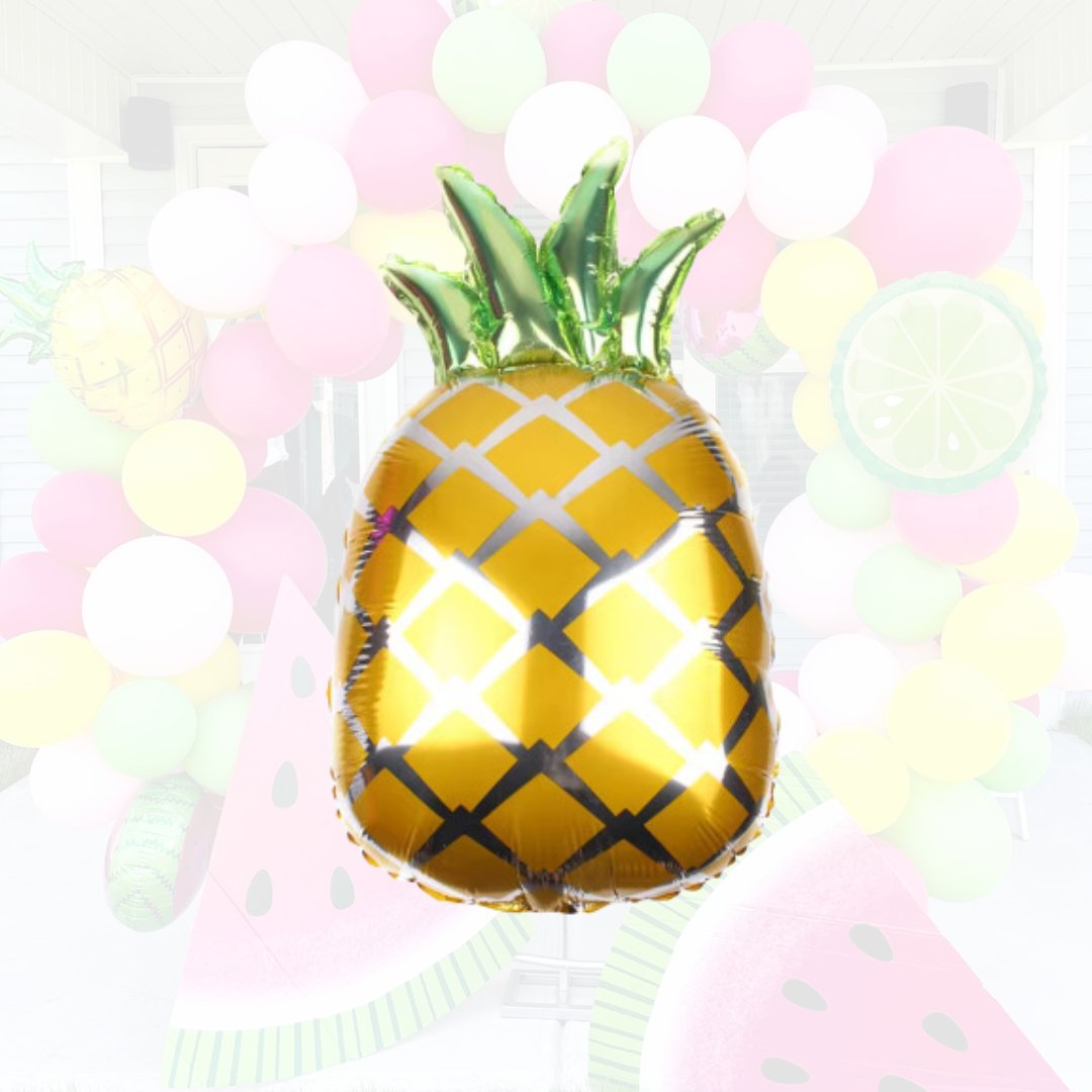 Tropical Pineapple Mylar Foil Balloon (18 Inches) - Ellie's Party Supply