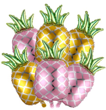 Tropical Pineapple Mylar Foil Balloon (18 Inches) - Ellie's Party Supply