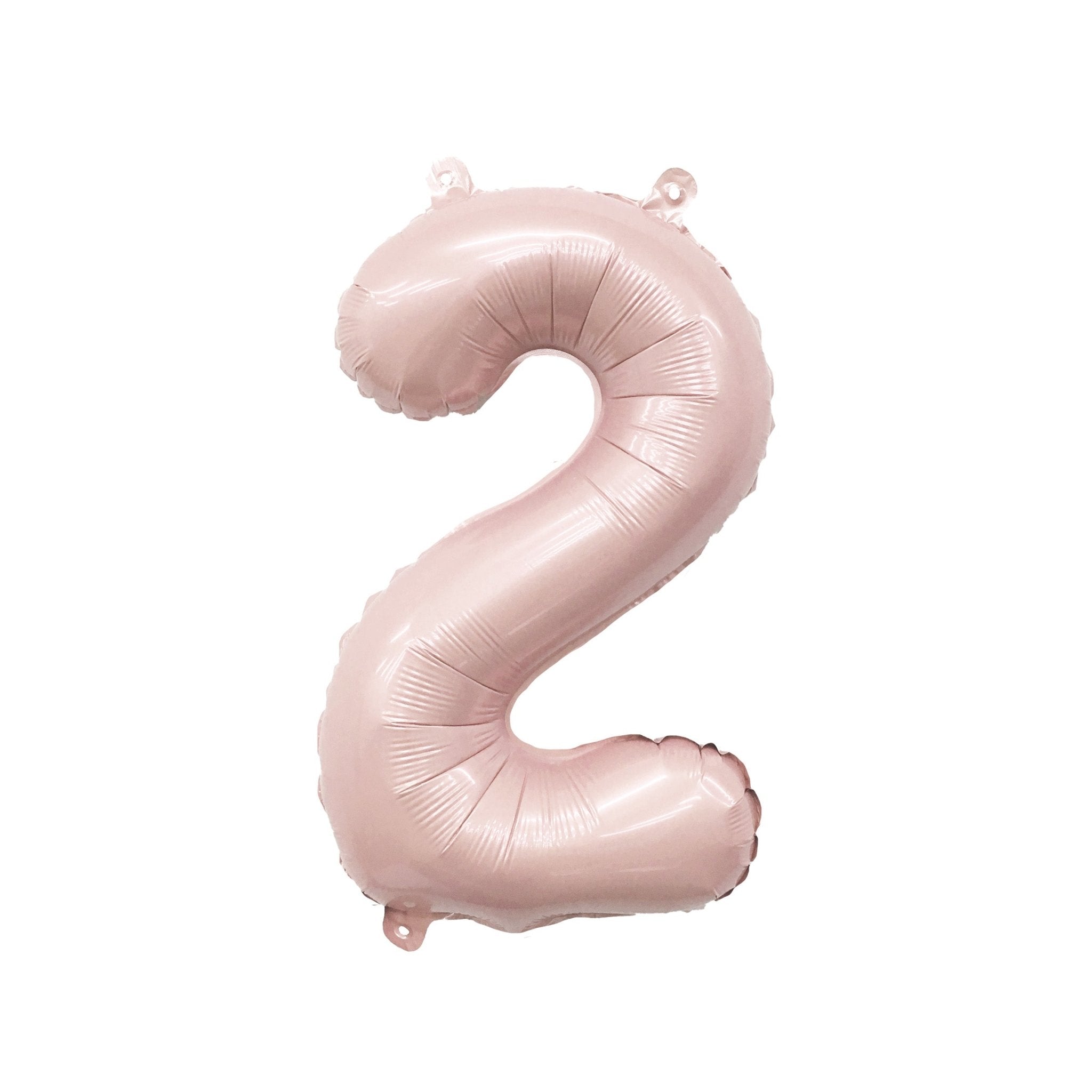 Barely Blush Mylar Number Balloons (32 Inches) - Ellie's Party Supply