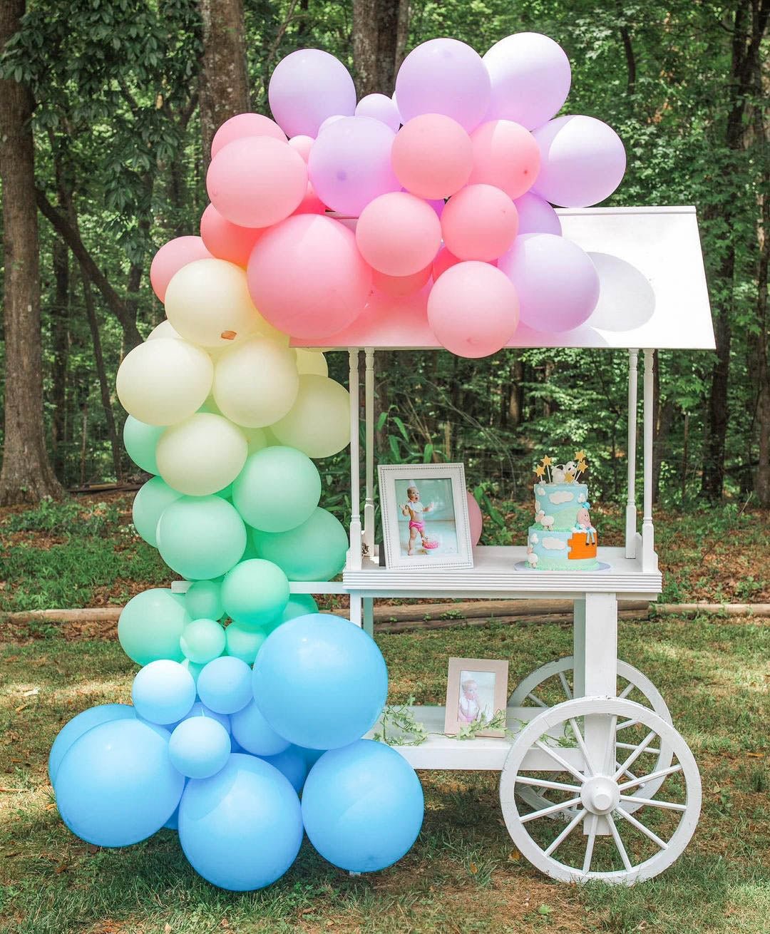 Blue Balloon Garland Kit (5 Feet) - Ellie's Party Supply