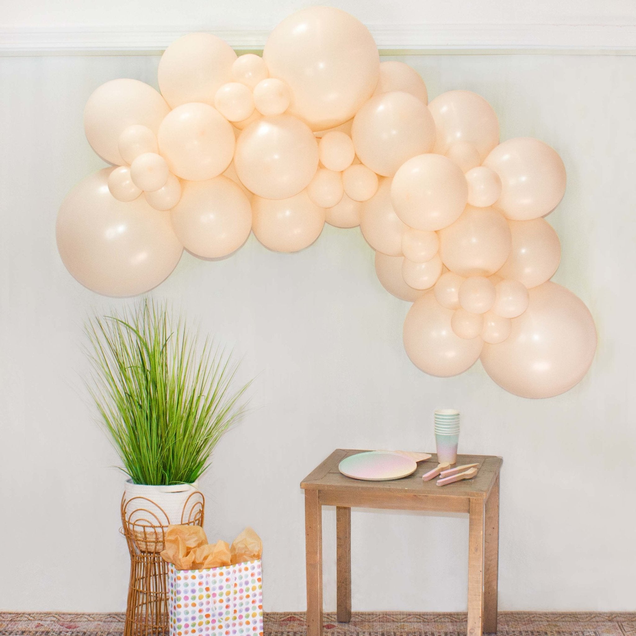 Blush Balloon Garland Kit (5 Feet) - Ellie's Party Supply