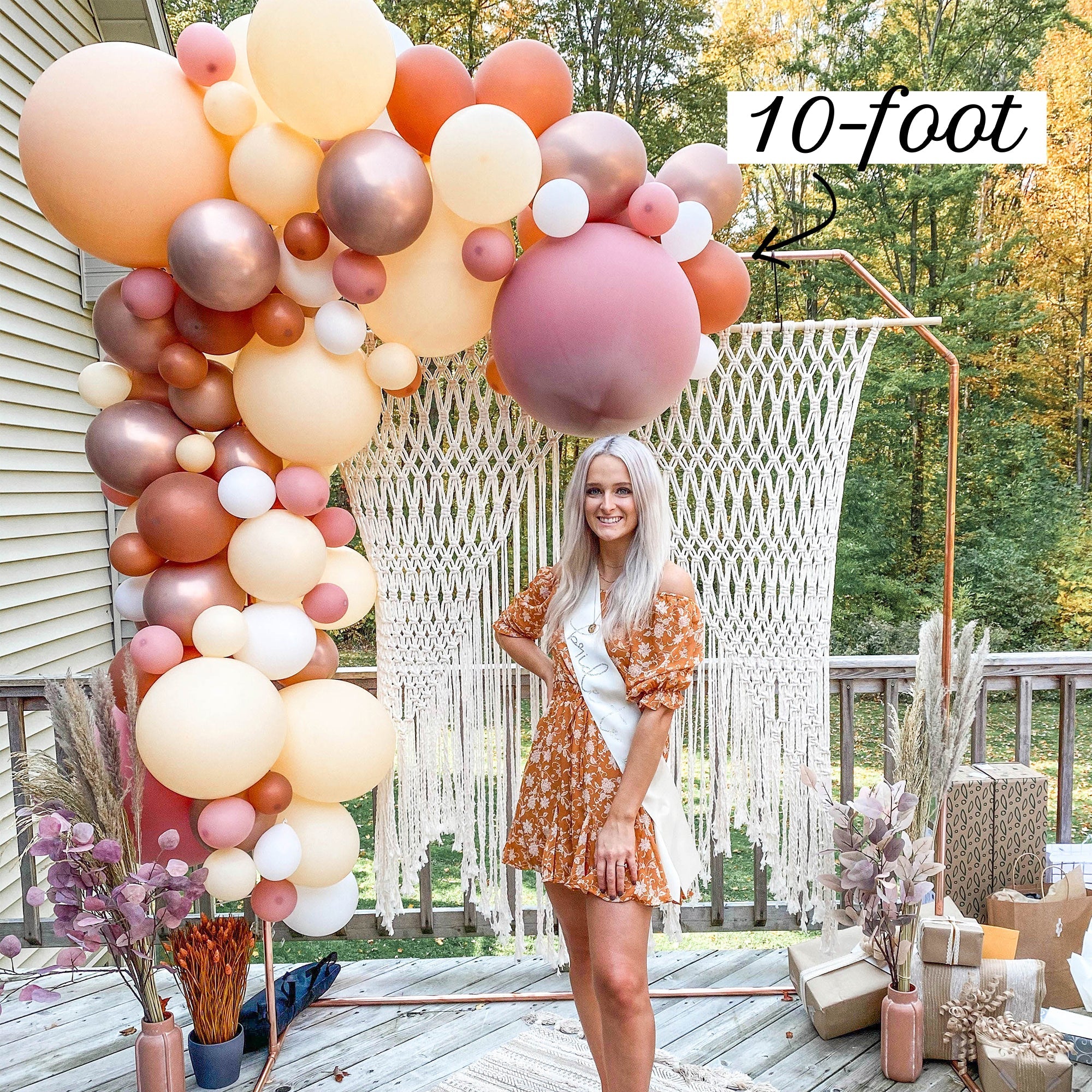 Boho Balloon Arch - Moody Balloon Garland Kit - Ellie's Party Supply