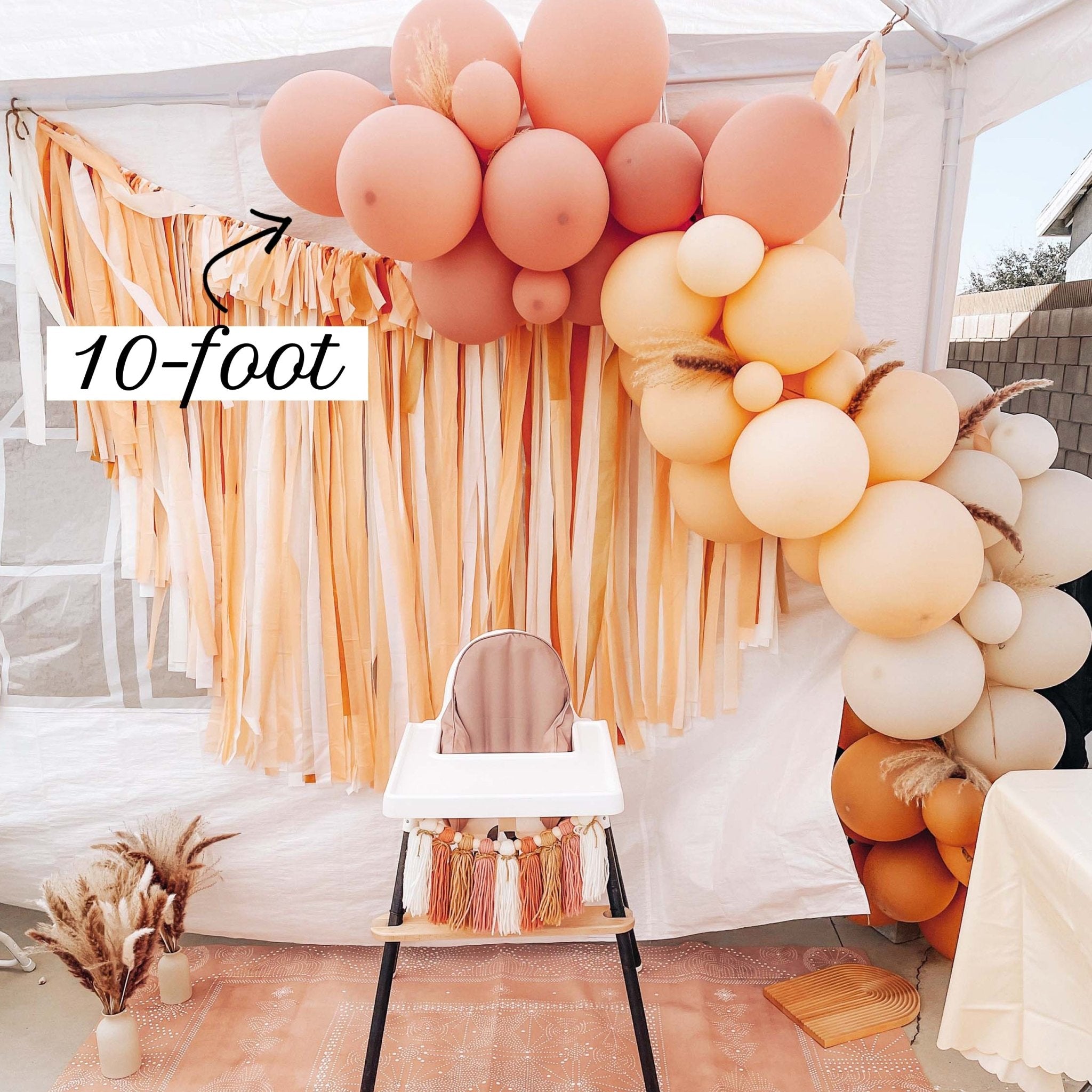 Boho Rainbow Balloon Arch - Dusty Rose Balloon Garland Kit - Ellie's Party Supply