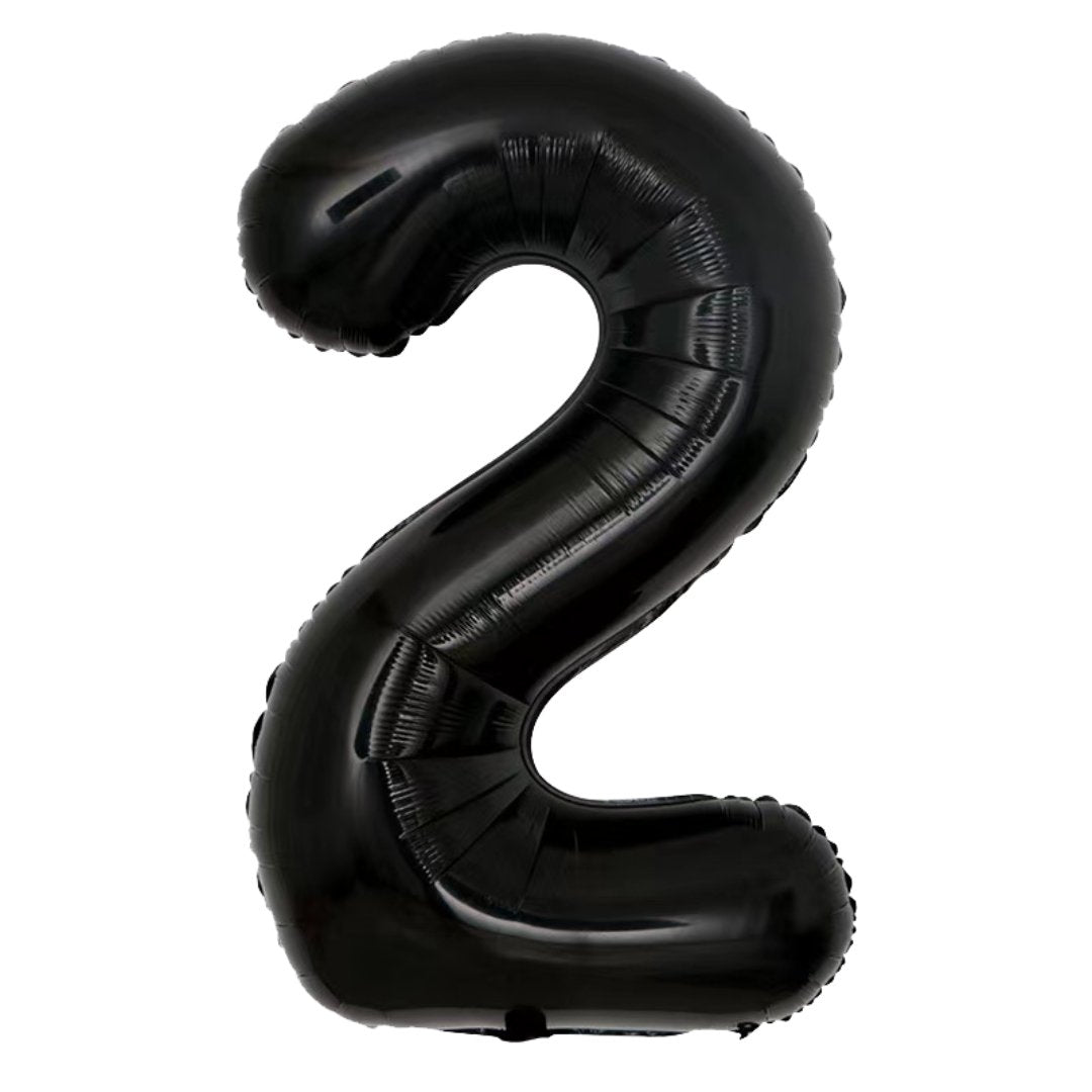 Giant Black Mylar Foil Number Balloons (42 Inches) - Ellie's Party Supply