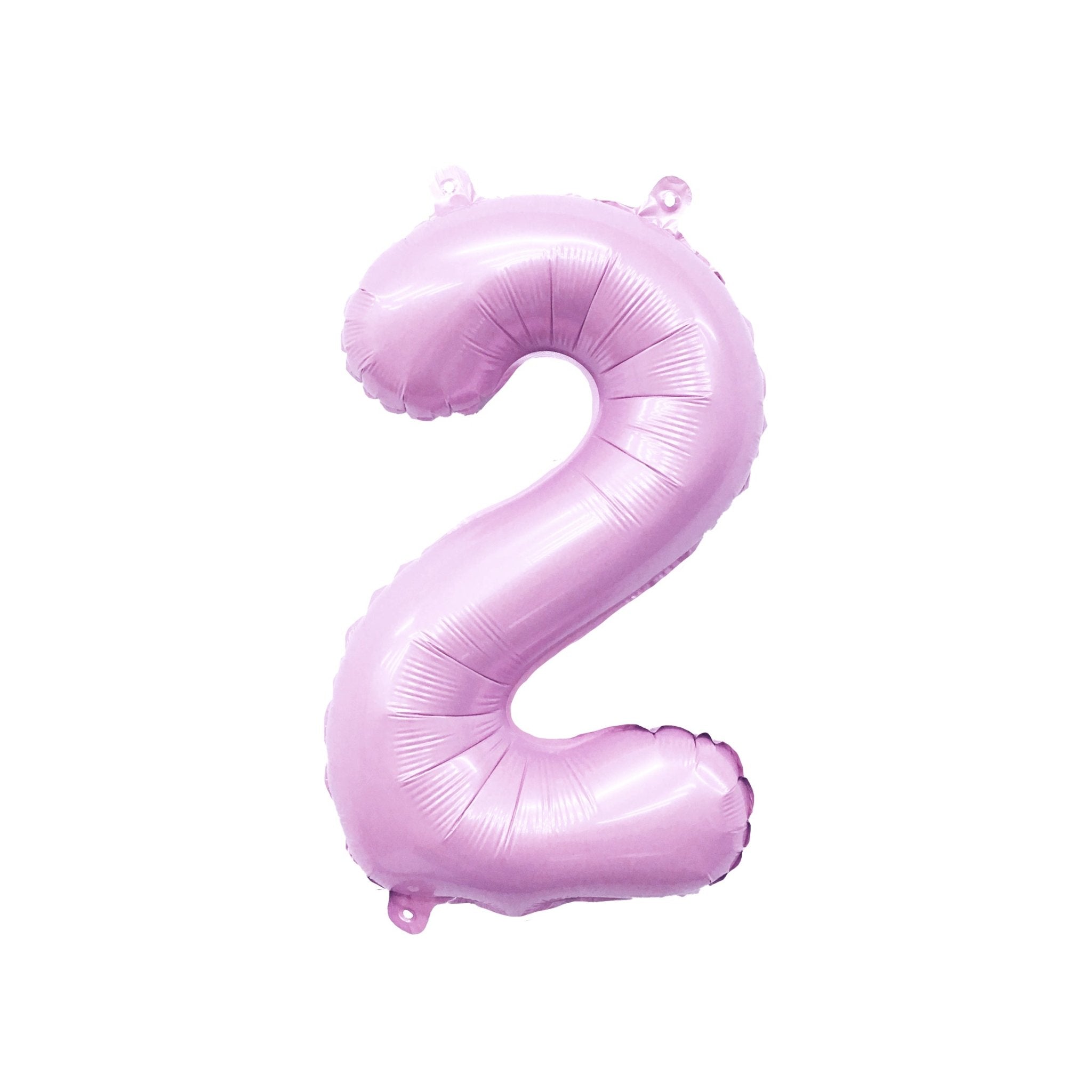 Giant Pastel Lilac Pink Mylar Foil Number Balloons (32 Inches) - Ellie's Party Supply