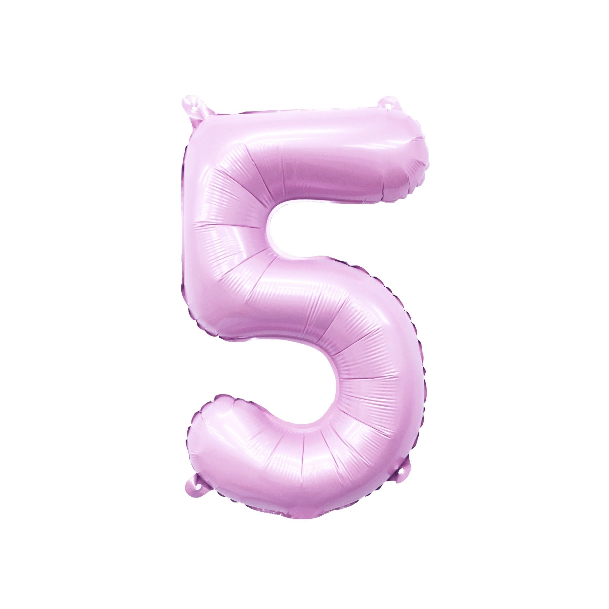 Purple store number balloons