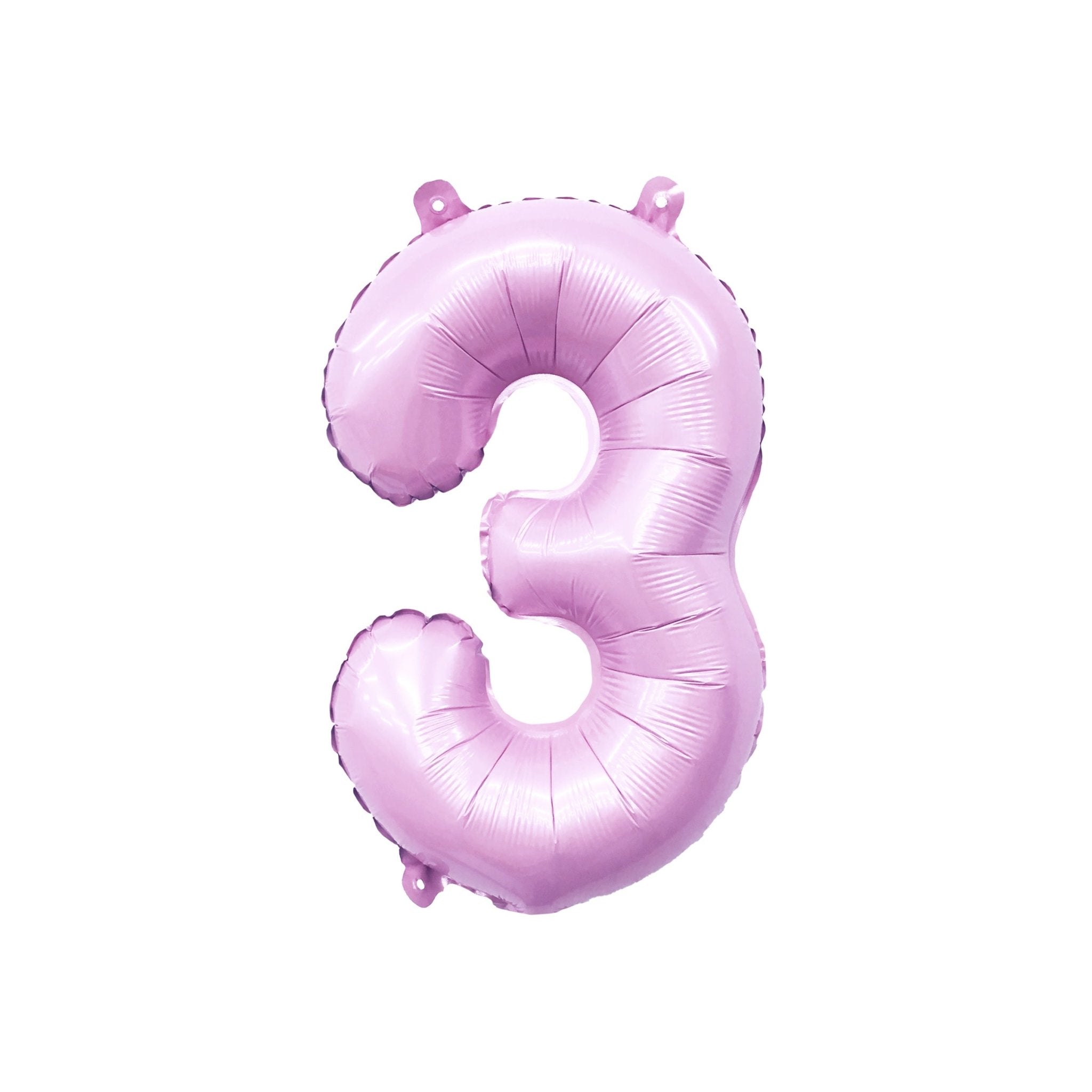 Giant Pastel Lilac Pink Mylar Foil Number Balloons (32 Inches) - Ellie's Party Supply