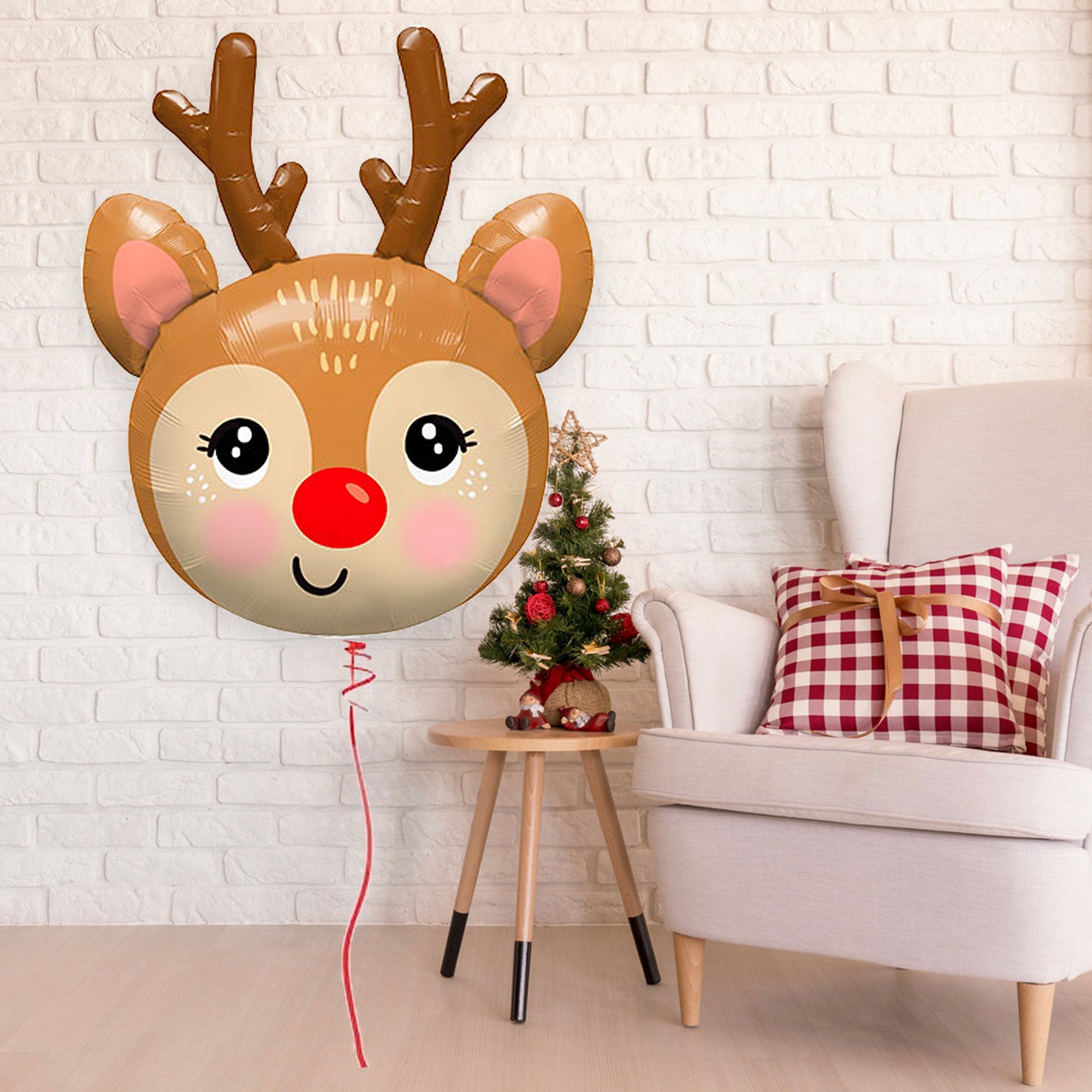 Giant Rudolph the Red Nosed Reindeer Balloon from Ellie's Party Supply