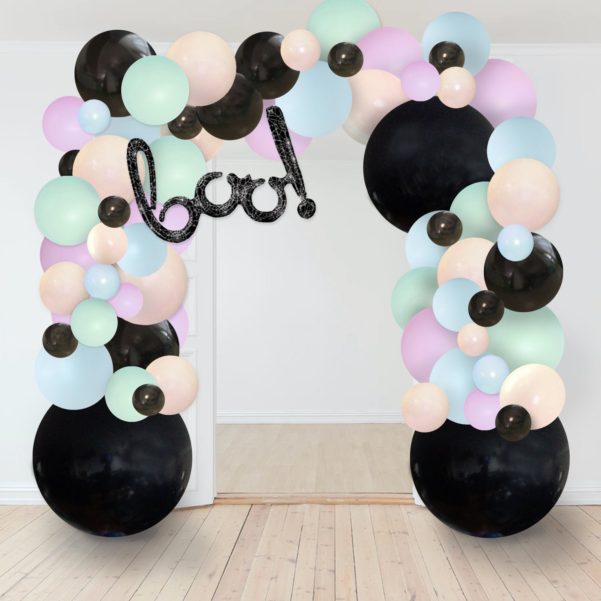 Halloween Balloon Arch - Pastel Balloon Garland Kit - Ellie's Party Supply