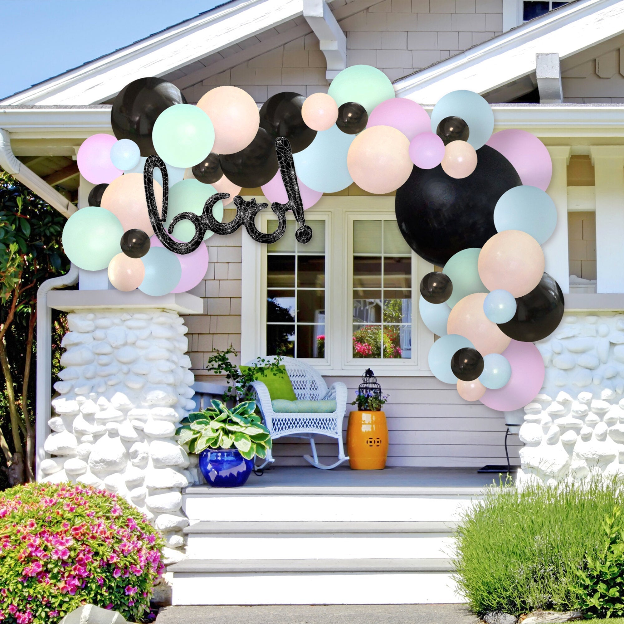 Halloween Balloon Arch - Pastel Balloon Garland Kit - Ellie's Party Supply