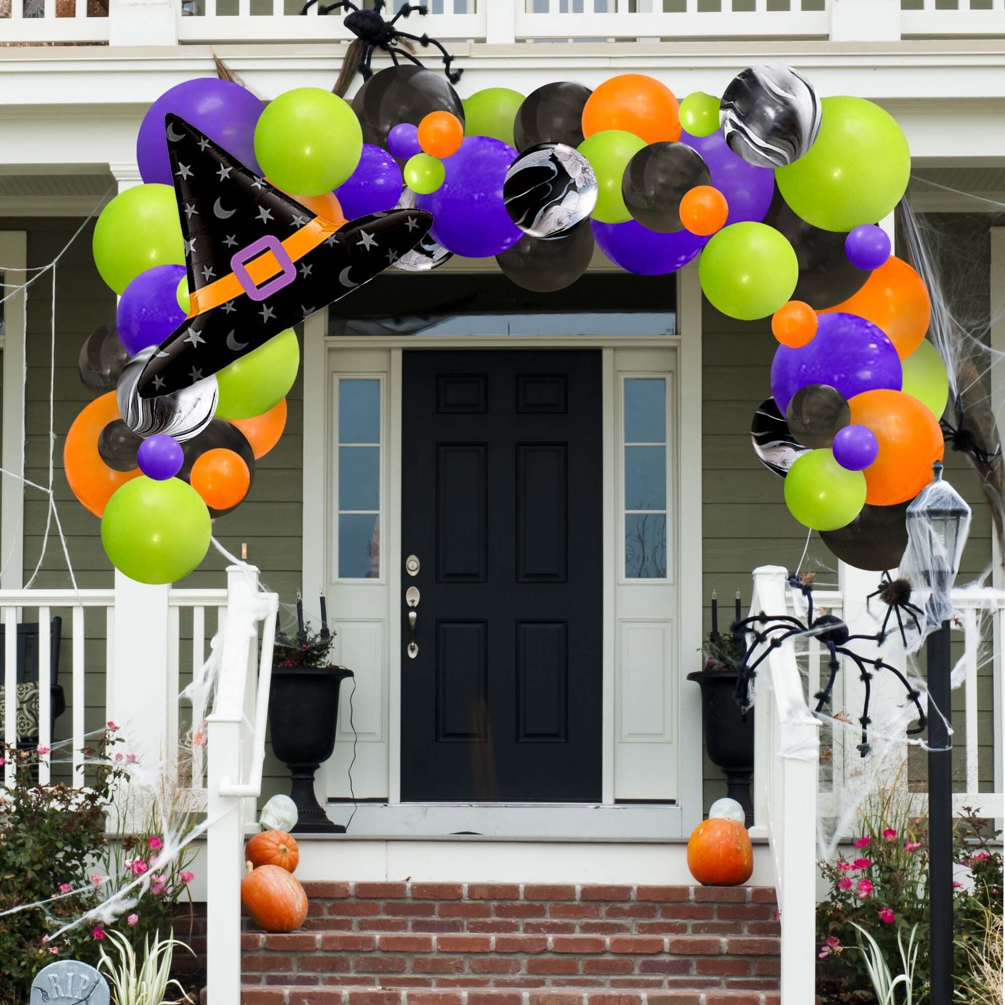 Halloween Balloon Arch - Witches & Monsters Balloon Garland Kit - Ellie's Party Supply