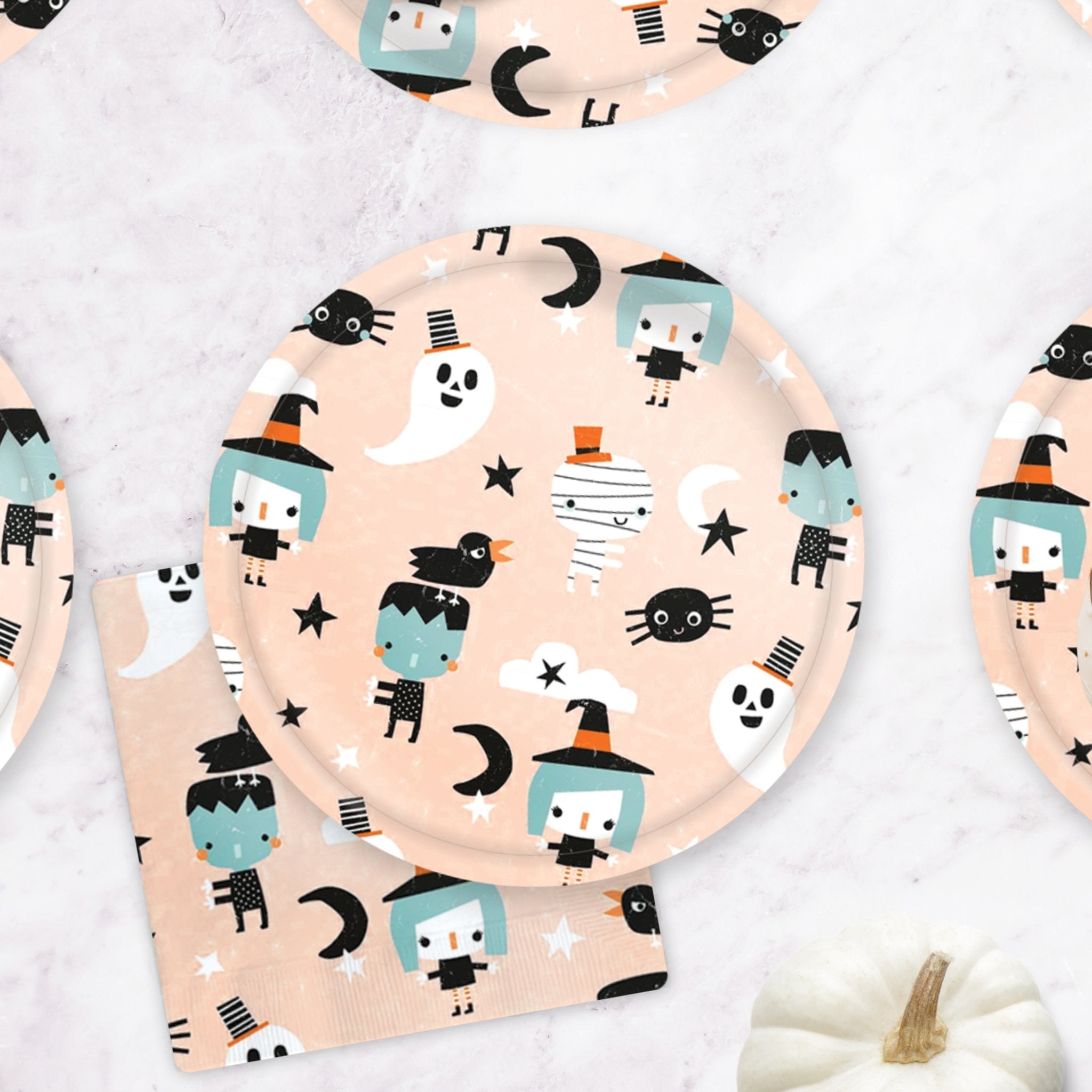 Halloween Friends Icon Paper Napkins (Set of 16) - Ellie's Party Supply