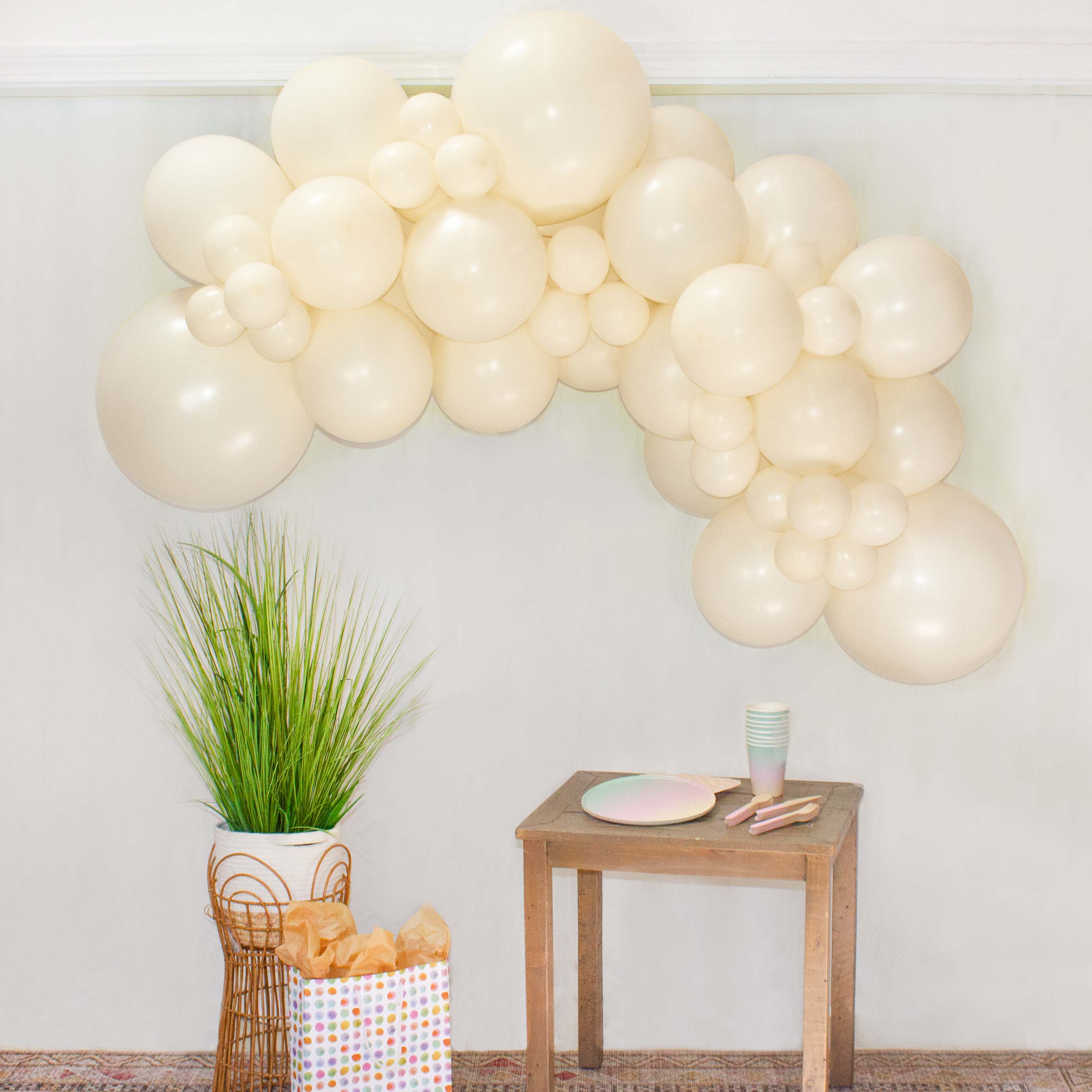 Ivory Balloon Garland