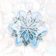 Light Blue Snowflake Balloon (18-Inches) - Ellie's Party Supply