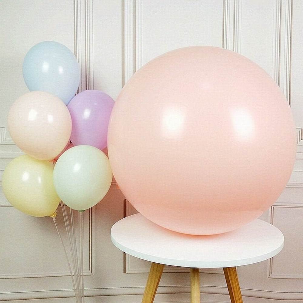 Light Pink 36" (3 foot) Giant Pink Pastel Balloons - Ellie's Party Supply