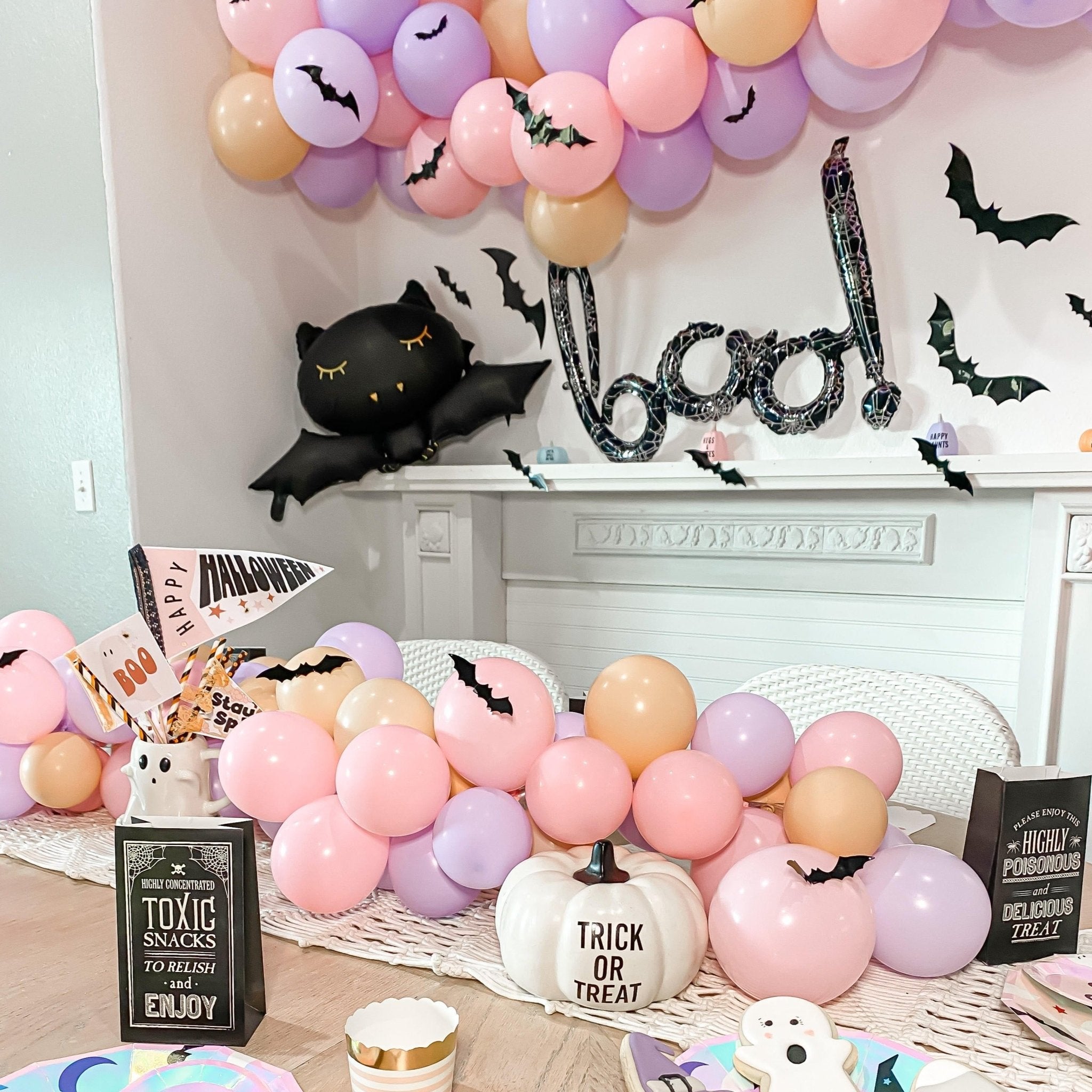 Pastel Halloween Balloon Garland Kit - Ellie's Party Supply