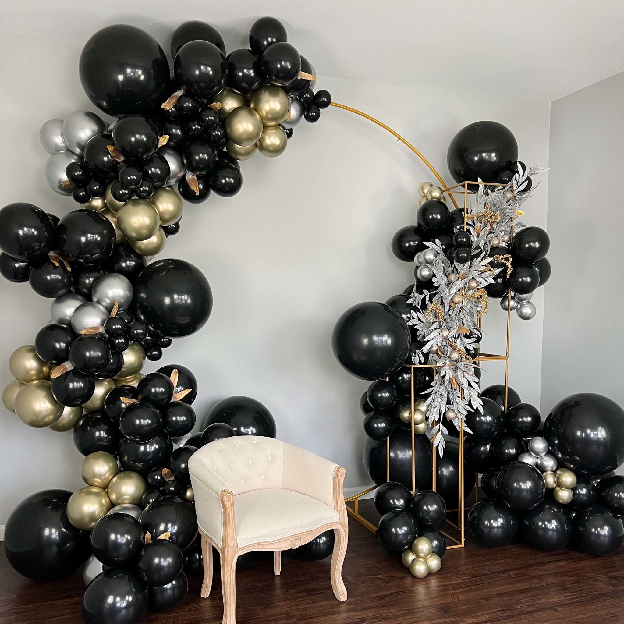 Premium Black Latex Balloon Packs (5", 11”, 16”, 24”, and 36”) - Ellie's Party Supply