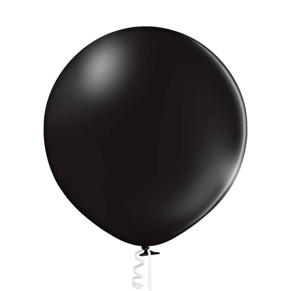 Premium Black Latex Balloon Packs (5", 11”, 16”, 24”, and 36”) - Ellie's Party Supply