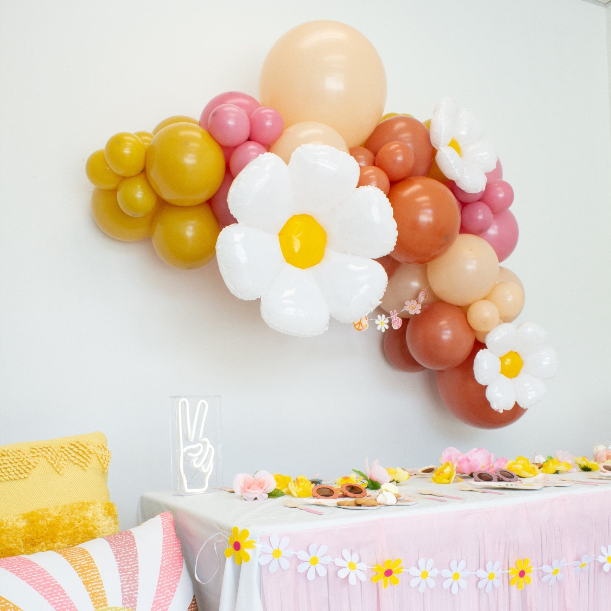 Premium Mustard Yellow Latex Balloon Packs (5", 11”, 16”, 24" and 36") - Ellie's Party Supply