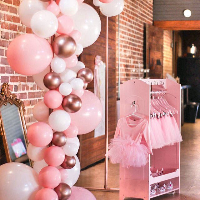 Dusty Rose Latex Balloon Packs (5, 11”, 16”, 24, 36”) from Ellie's Party  Supply
