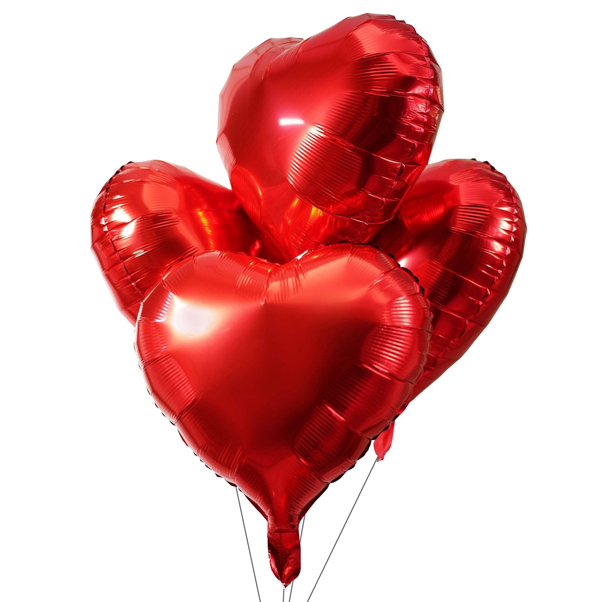 Red Mylar Foil Heart Balloon (18 inches) - Ellie's Party Supply