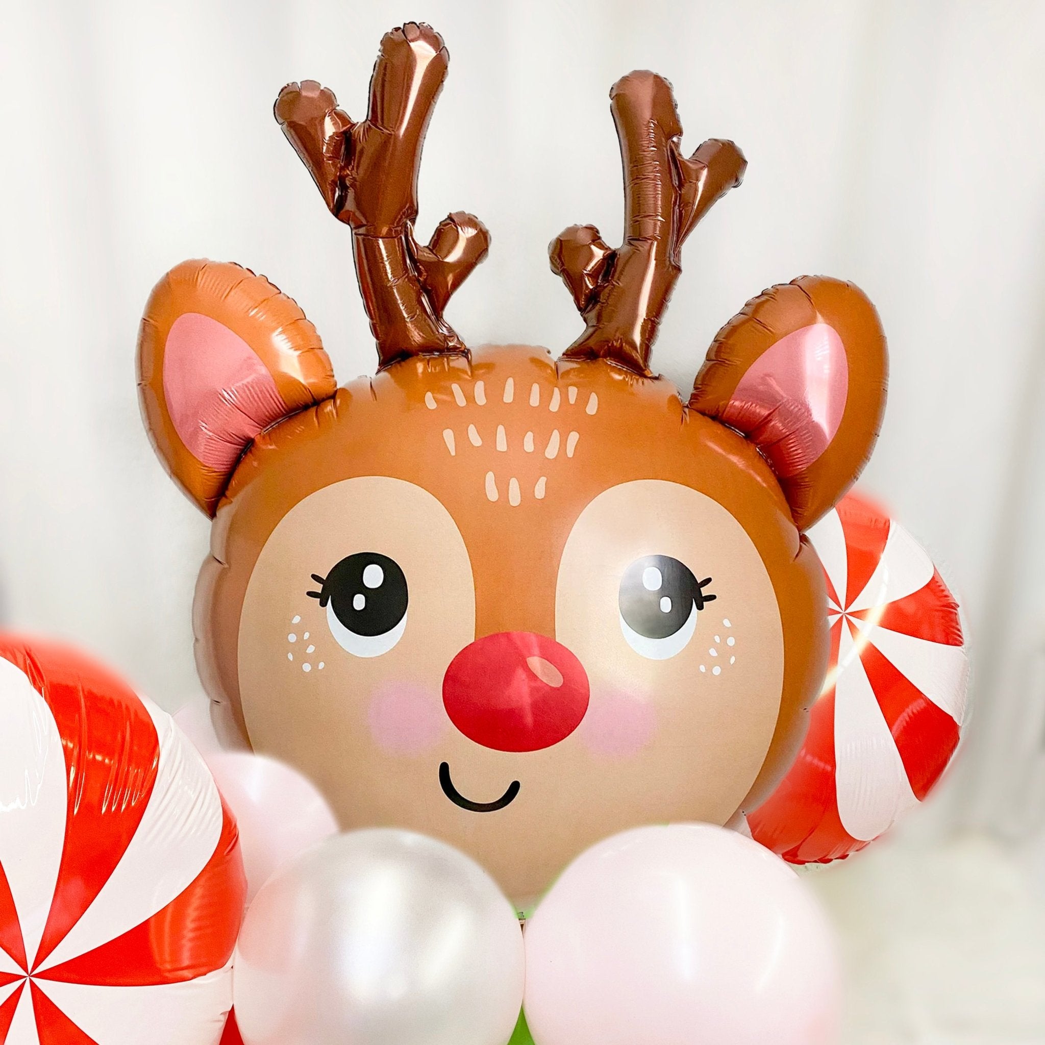 Reindeer Balloon Bouquet Kit - Ellie's Party Supply