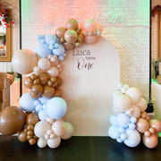 Teddy Bear Balloon Arch - Blue Balloon Garland Kit - Ellie's Party Supply