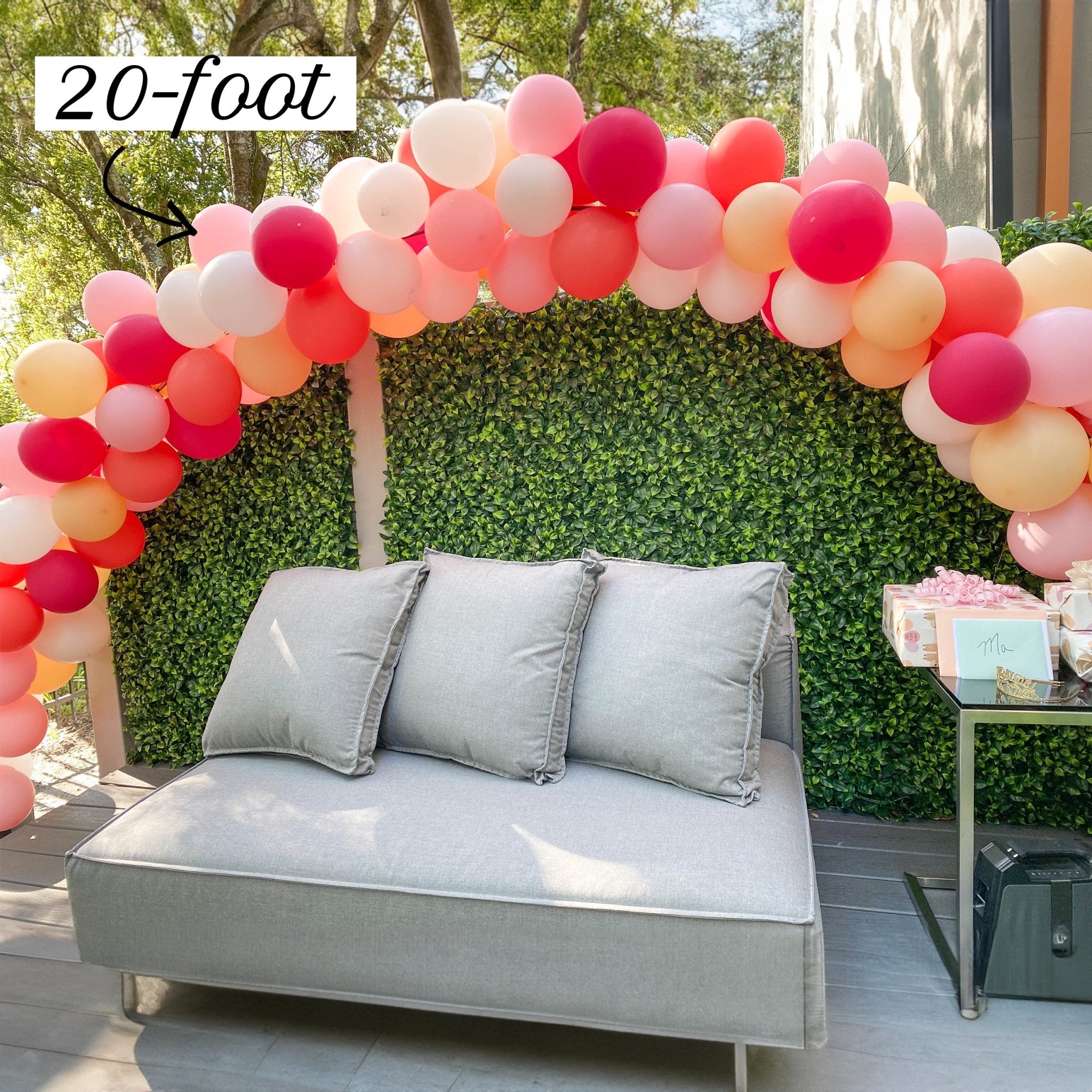 Tropical Balloon Arch - Pink Balloon Garland Kit - Ellie's Party Supply