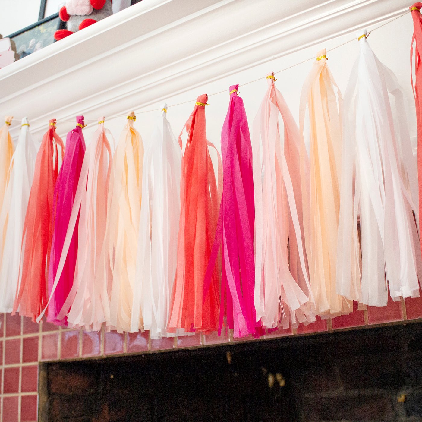 Tropical Paper Tassel Tail - Tassel DIY Garland Kit - Ellie's Party Supply