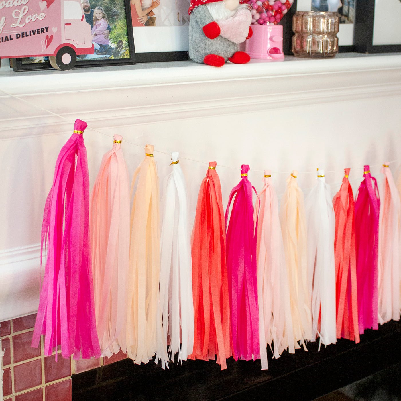 Tropical Paper Tassel Tail - Tassel DIY Garland Kit - Ellie's Party Supply