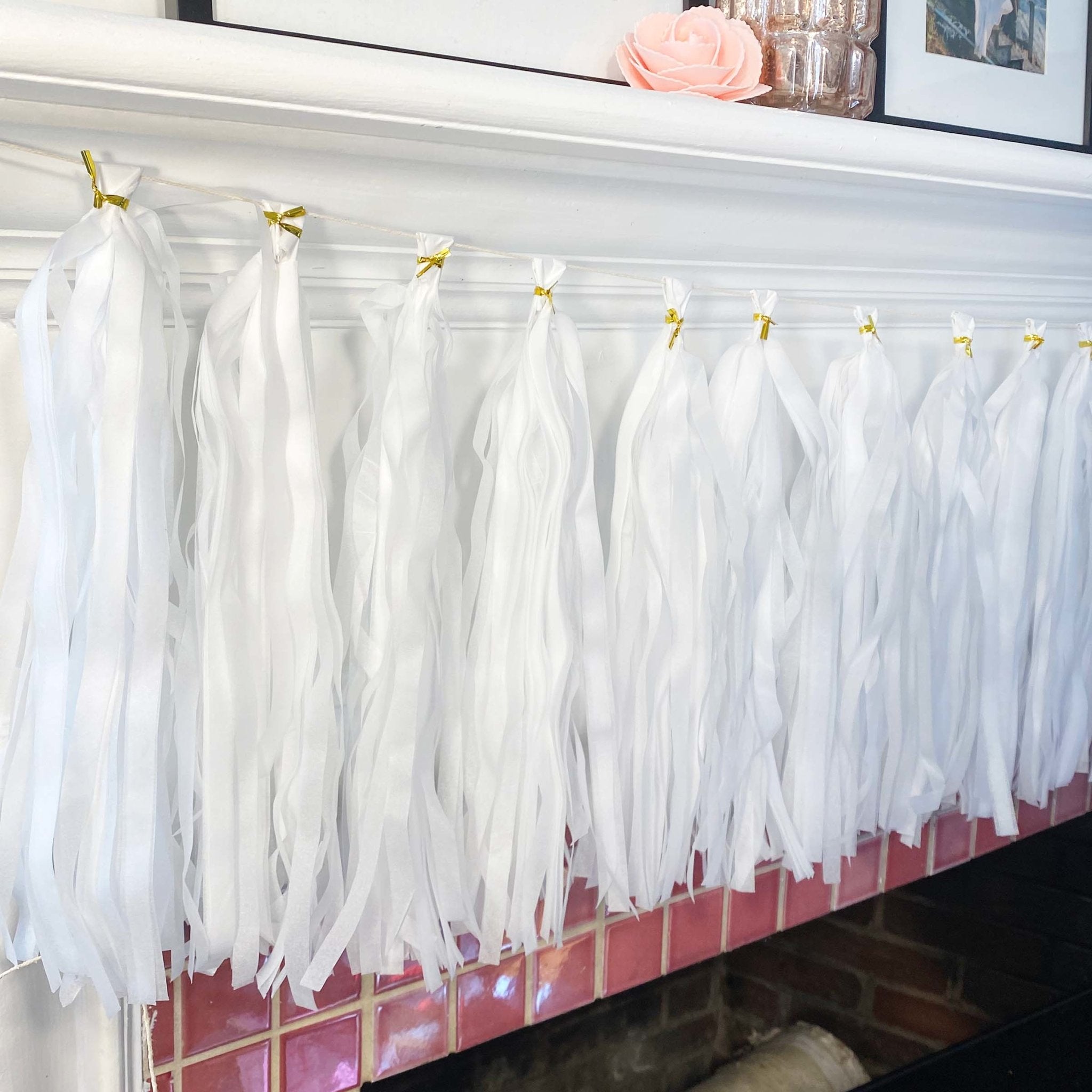 White store tassel garland